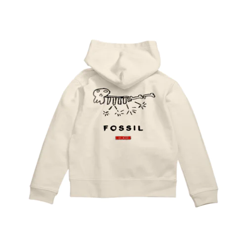 恐竜の化石、発見! Zip Hoodie