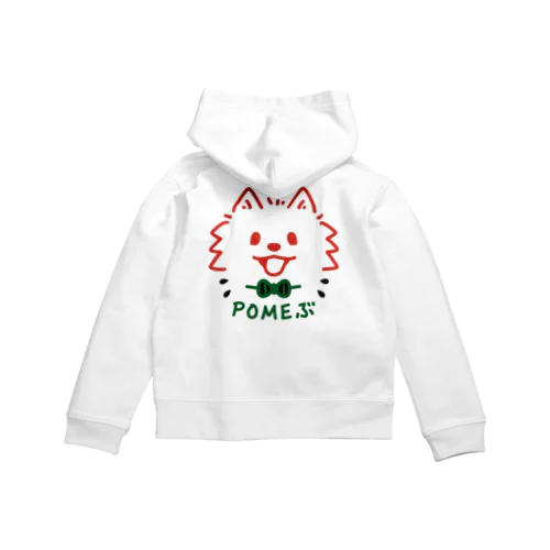 キッズサイズ　バックプリント　POMEぶ Cスイカ  Zip Hoodie