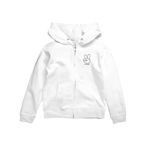 キッズサイズ ジャンケン　チョキ Zip Hoodie
