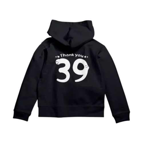 バックプリント キッズサイズ  39*Thank you*B Zip Hoodie