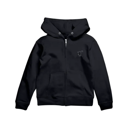 お茶が飲みたい恐竜 Zip Hoodie