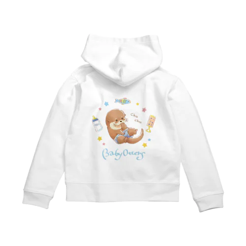 Baby Otters Zip Hoodie