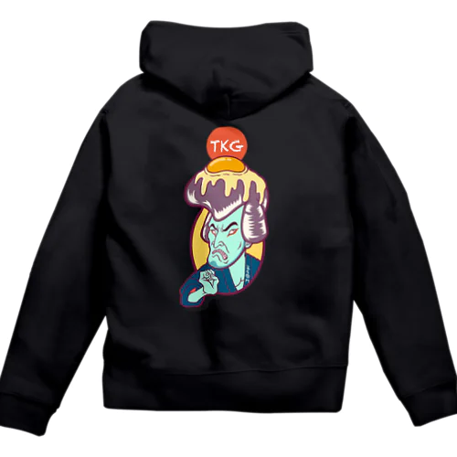 【バックプリント】卵かけ五右衛門 Zip Hoodie