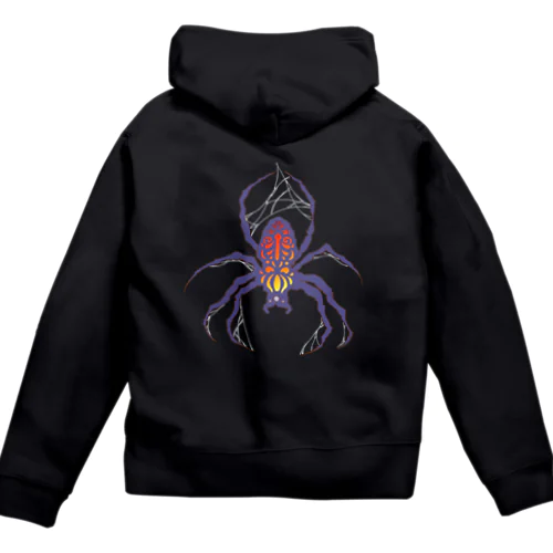 スパイダー Zip Hoodie