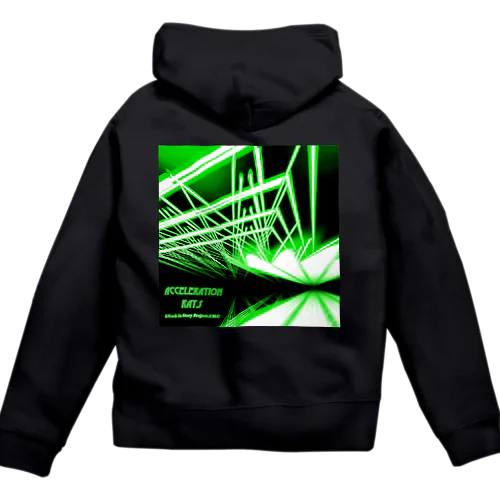 ACCELERATION RAYS Zip Hoodie