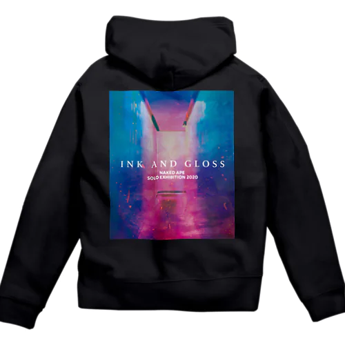 ink and gloss Zip Hoodie