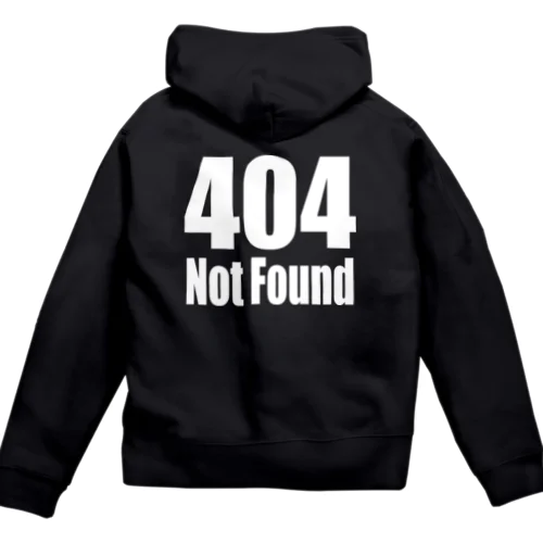 404 Not Found ジップパーカー