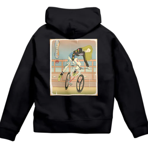 "双輪車娘之圖會" 3-#2 Zip Hoodie