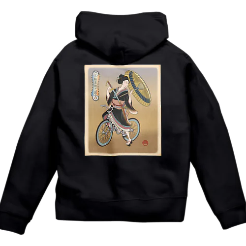 "双輪車娘之圖會" 5-#2 Zip Hoodie