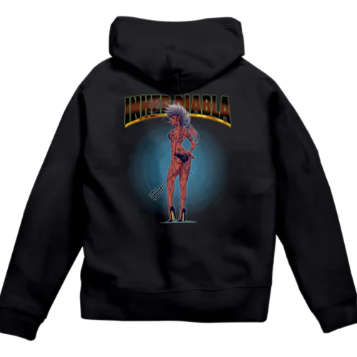 "INKED DIABLA" Zip Hoodie