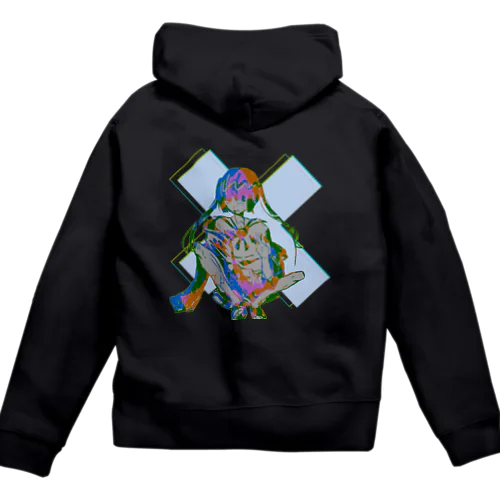 ヘイト値が高い女の子 Zip Hoodie