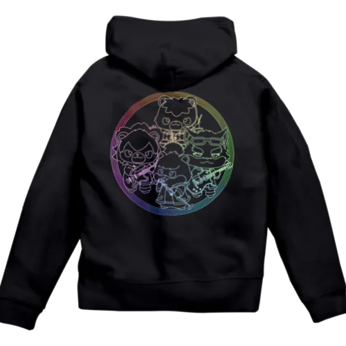 ⅣFANS バンド演奏 Rainbows Zip Hoodie