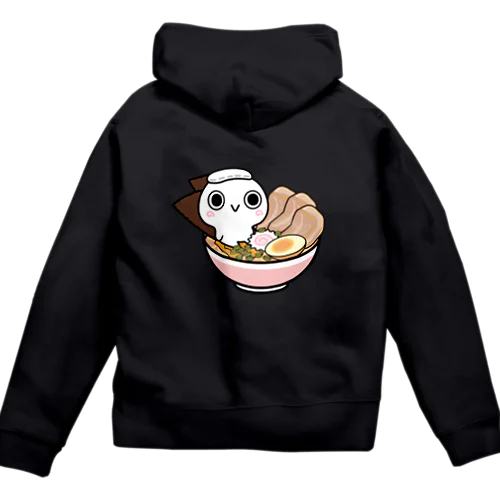 廻転!楕円ちゃん　ラーメン Zip Hoodie