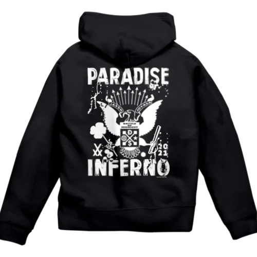 PARADISE or INFERNO ジップパーカー