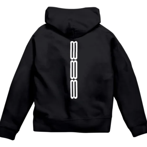 8 allBlack Zip Hoodie