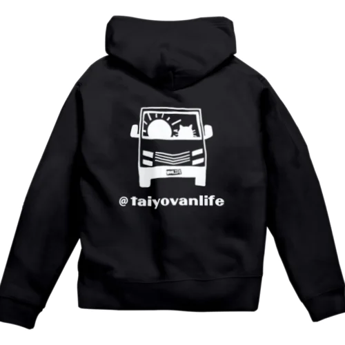 Vanlife バンライフ Zip Hoodie