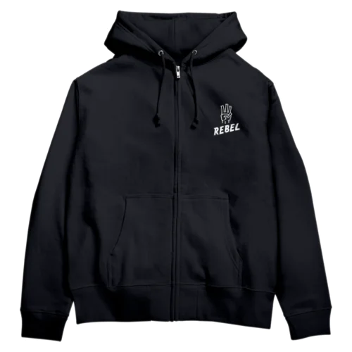 REBEL Zip Hoodie