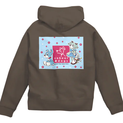 sabear dogs キービジュアル_ウエア Zip Hoodie