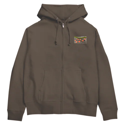 すいかの天日干し Zip Hoodie