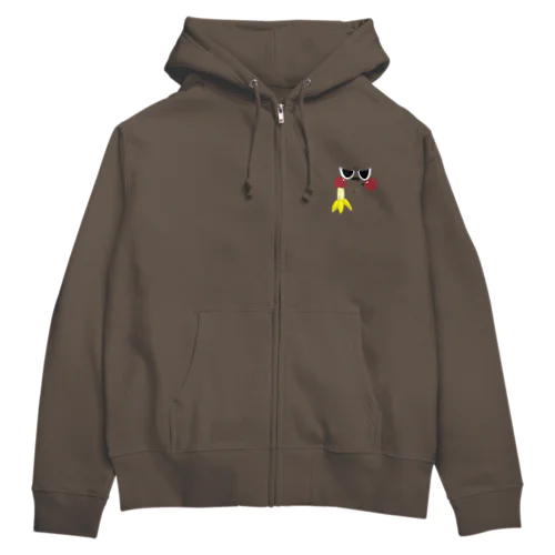 ゴリラちゃんのお顔パーカー Zip Hoodie