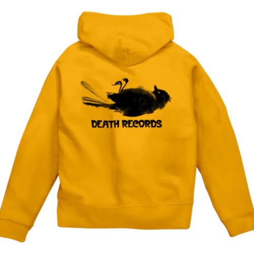 DEATH RECORDS Zip Hoodie