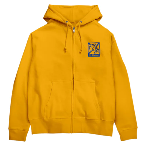 Don't throw! Box Zip Hoodie