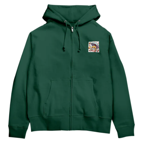 ひよ吉 Zip Hoodie