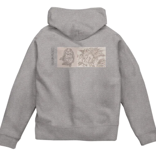 なかよしダックス　CONYandNYNA Zip Hoodie