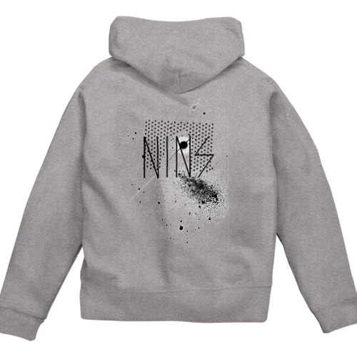 NINES（復刻_2nd）WHITE Zip Hoodie