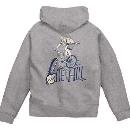 "BITE the HILL" Zip Hoodie