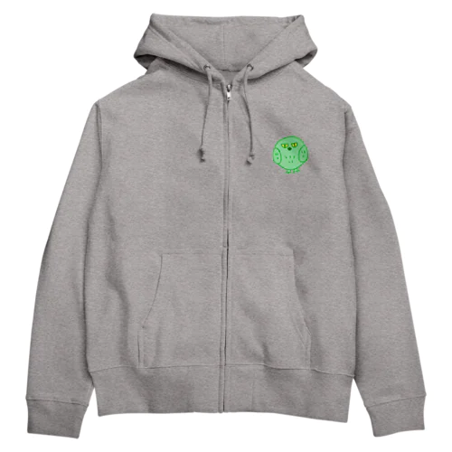 みどりふくろう Zip Hoodie