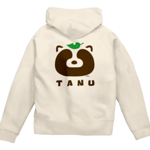 TANU ジップパーカー