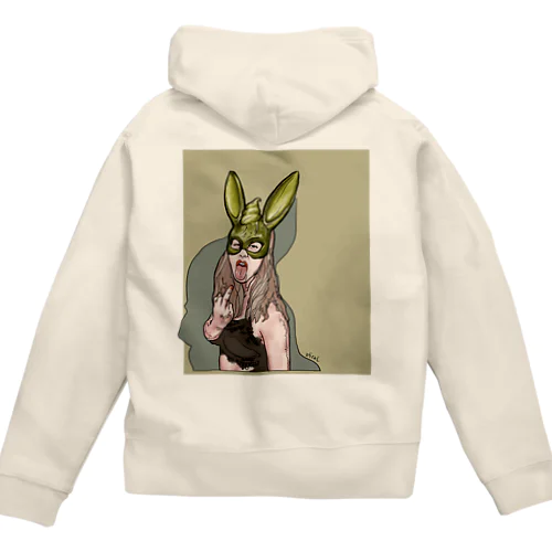 渦巻トルネード Zip Hoodie