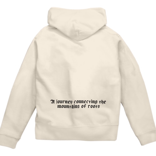 3D ロゴ Zip Hoodie