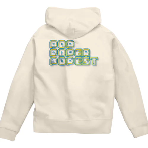 【ブラックバス釣り】ポッパーTシャツとパーカー【ルアー】 Zip Hoodie