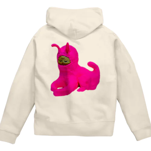 Pink★Cat Zip Hoodie