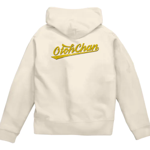 レトロお父ちゃん Zip Hoodie