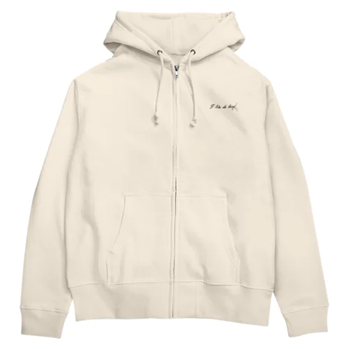 古めかしい Zip Hoodie