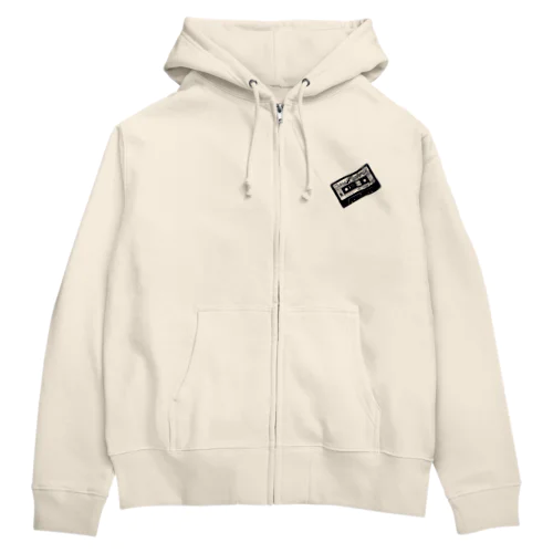 カセットテープ Zip Hoodie