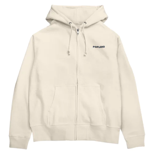 POPLANDロゴ Zip Hoodie