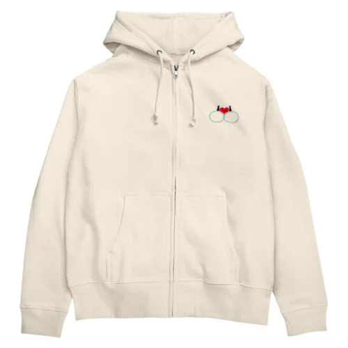 ∞ウサネコ∞ Zip Hoodie