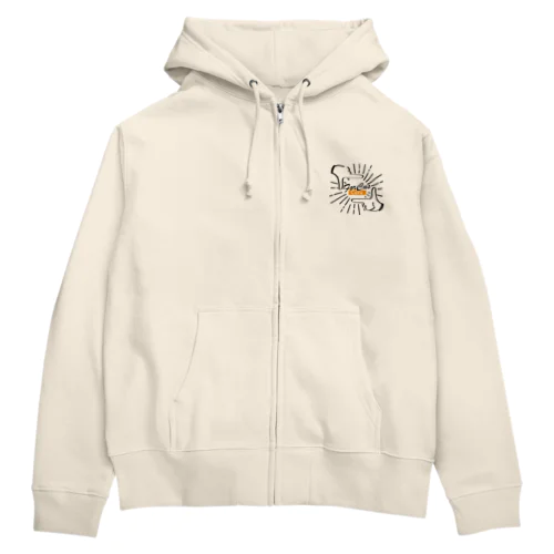 ForCusCaFe_finderロゴ Zip Hoodie
