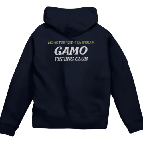 GAMO FHISHING CLUBジップアップパーカー Zip Hoodie