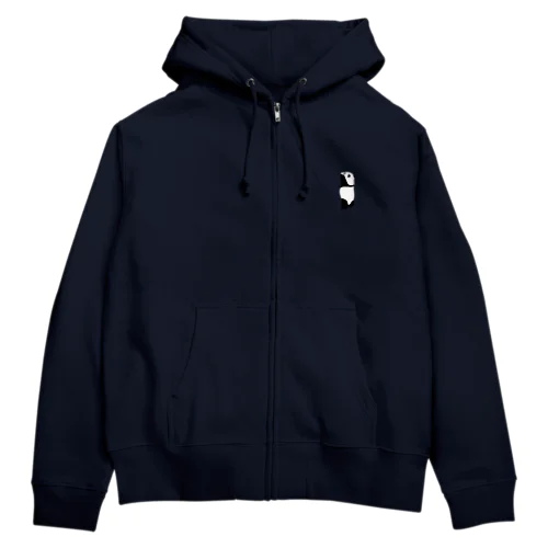 スローモーション＊パンダ（フチドリ有り） Zip Hoodie