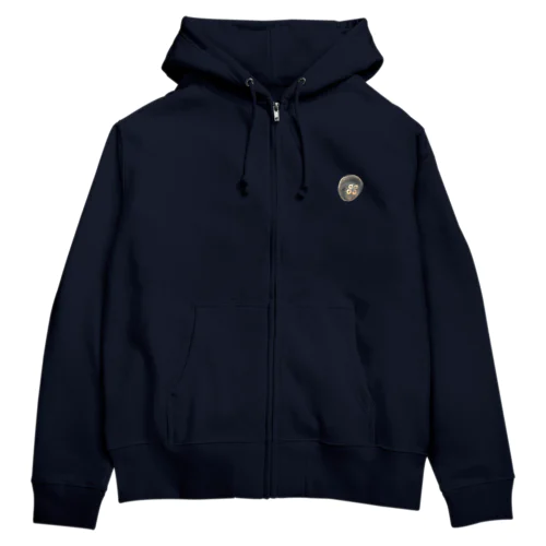 胸元海月ジップパーカー Zip Hoodie