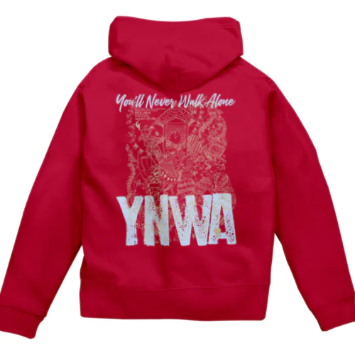 YNWA [BEIGE]ジップパーカー Zip Hoodie