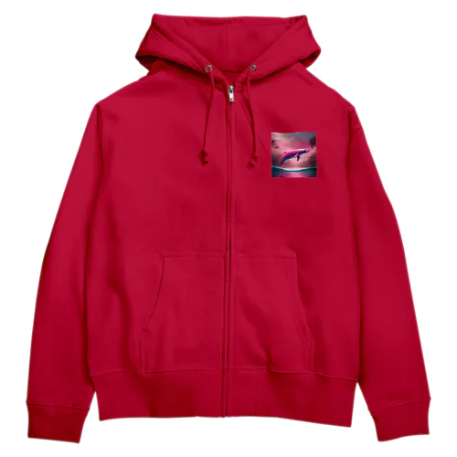 アマゾンリバードルフィン Zip Hoodie