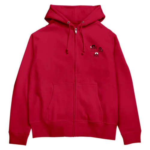 ３人の個性をギュッと集結 Zip Hoodie