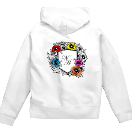 Gerbera Zip Hoodie