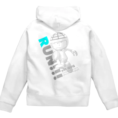 エムラグ2022オータム_パーカー_ラン！ Zip Hoodie